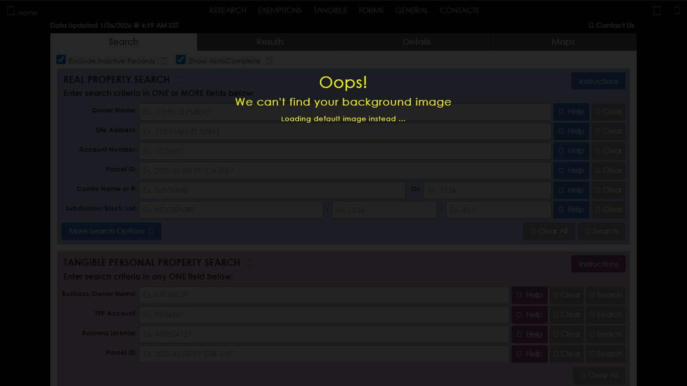 BCPAO - Property Search